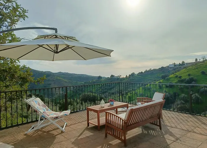 Casa Medina - Private Villa With Terrace And Sea View, 25 Minutes From Malaga
